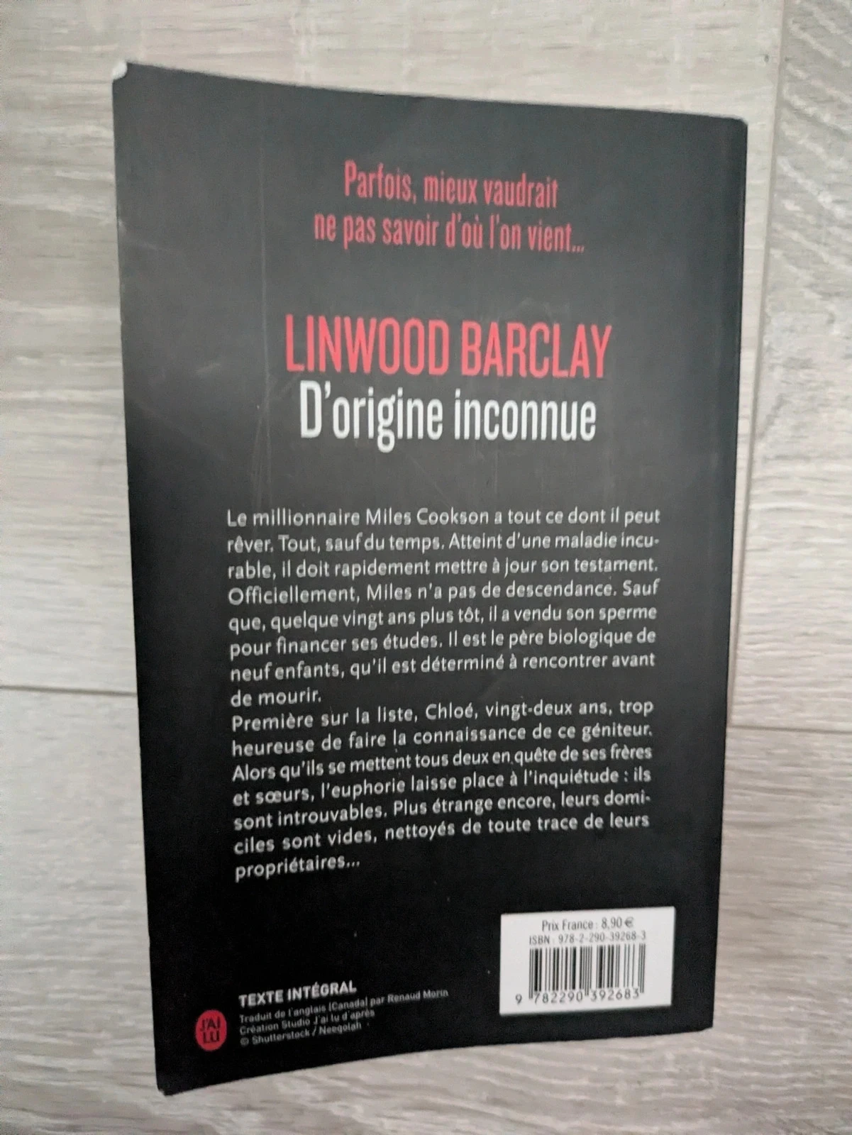 Libro de Linwood Barclay de origen desconocido – photo 2